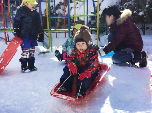 雪あそび